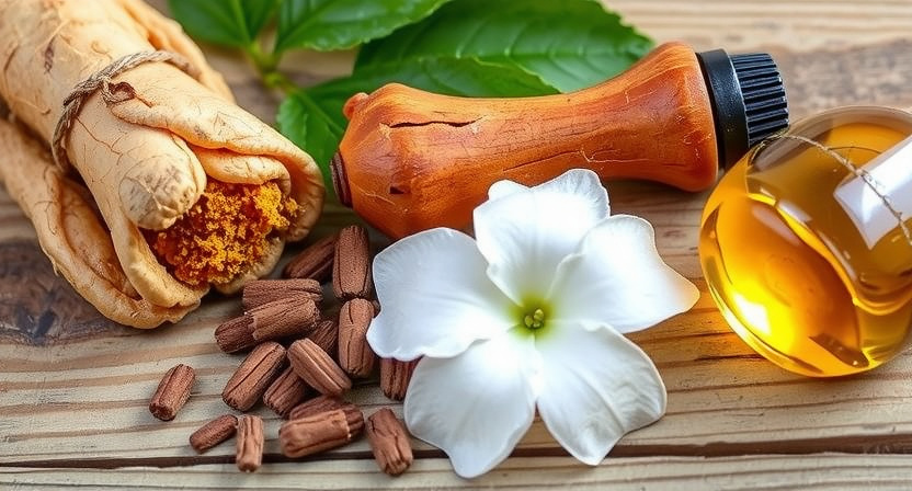 Natural ingredients representing our mission